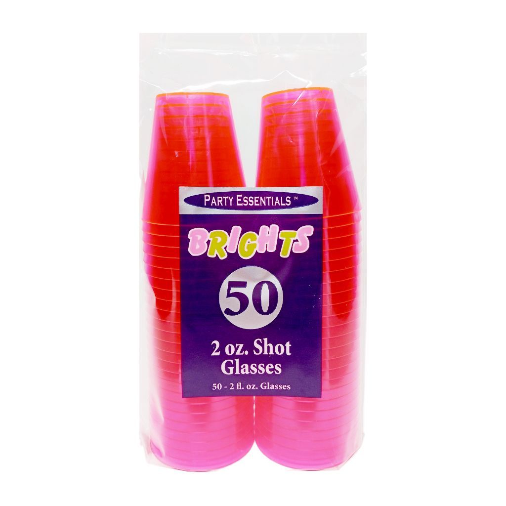 Vasos Shot Plastic 2z Party50u