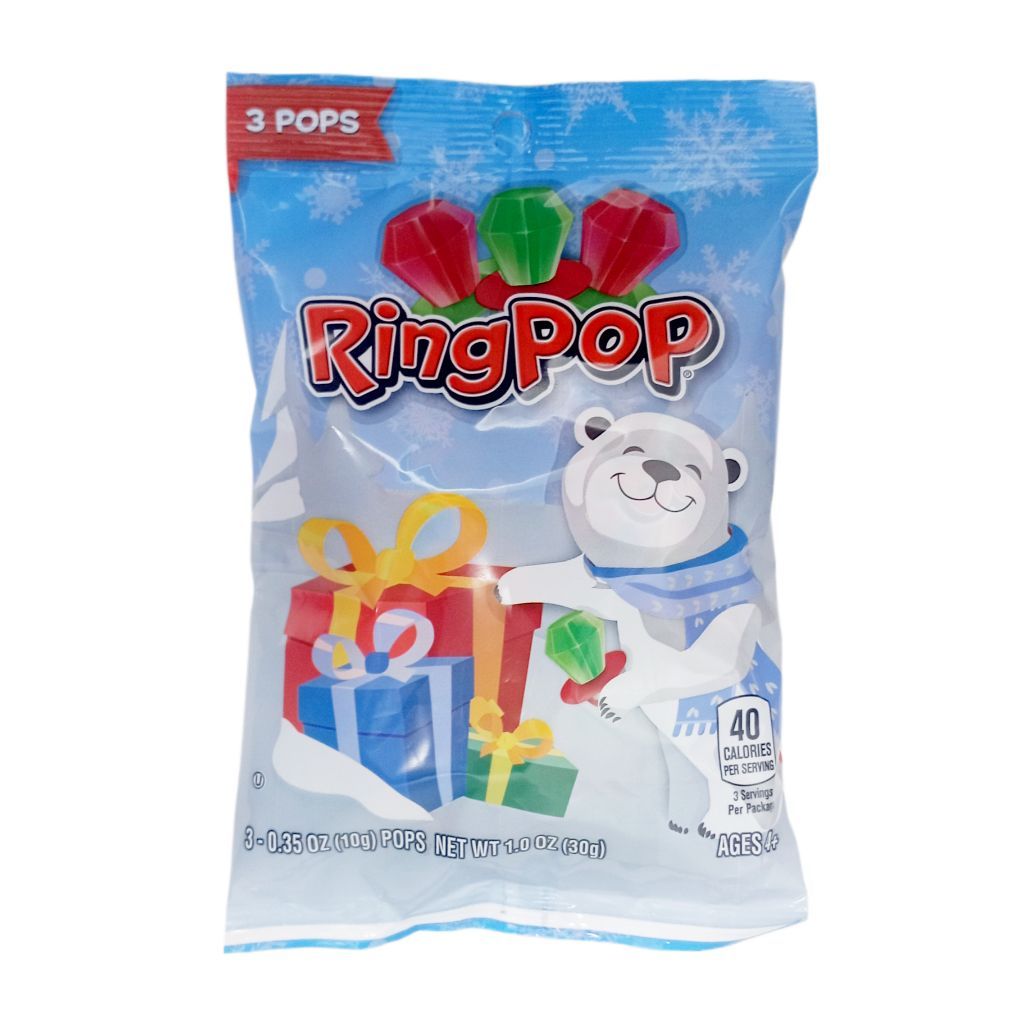 Anillo Dulce Navidad Ringpop3u