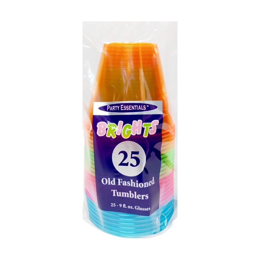 Tumblers Neon 9 Oz 25 Ct