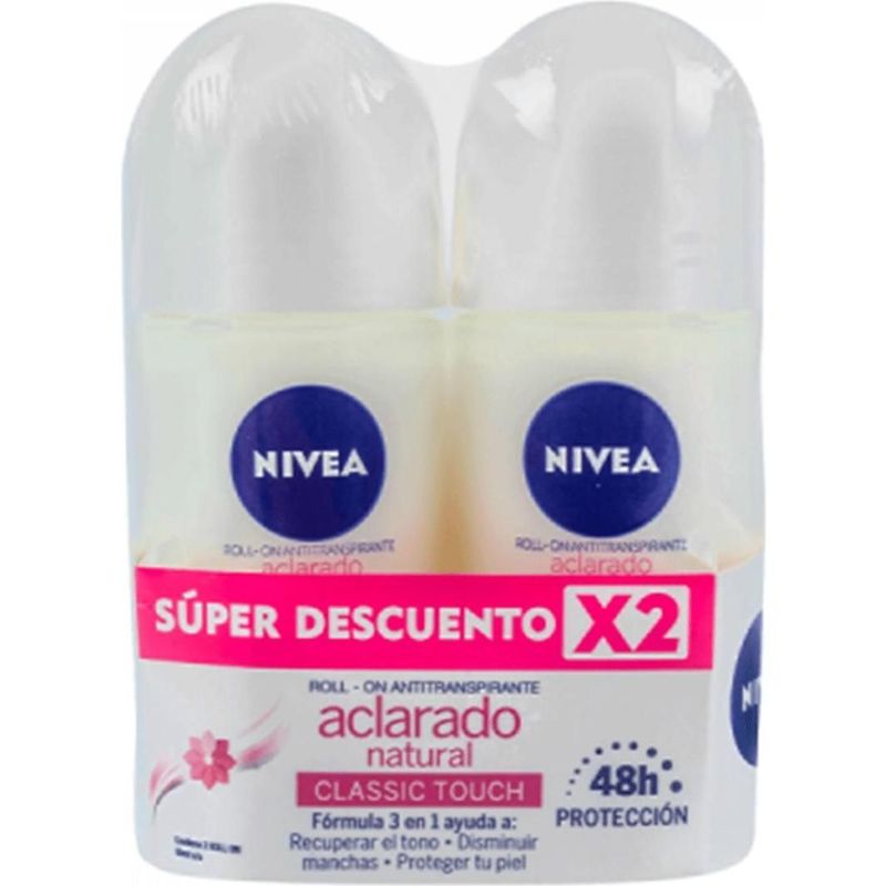 2pk Deo Rollon Nivea Acla 50ml