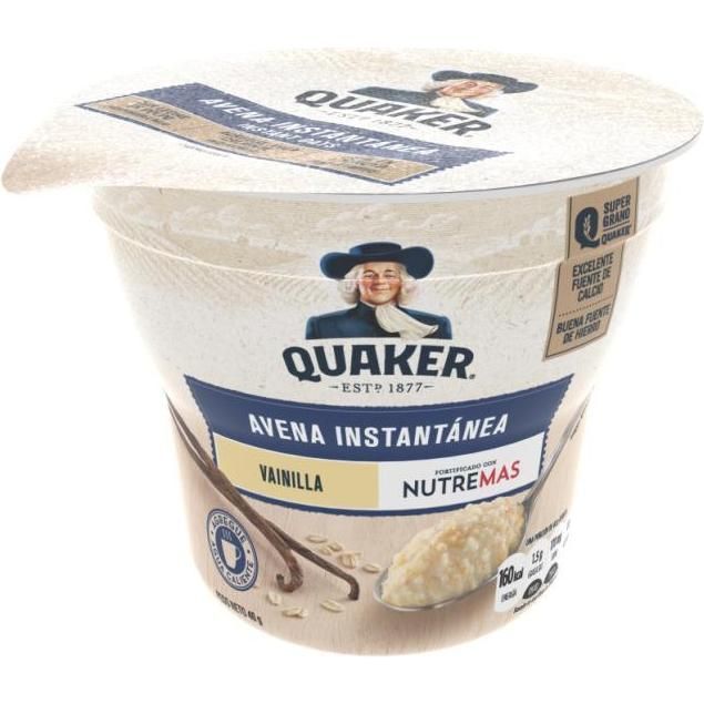 Avena Quaker Inst Vainilla 40g