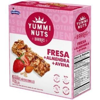 Barra Yummi Nuts Fresa 32g