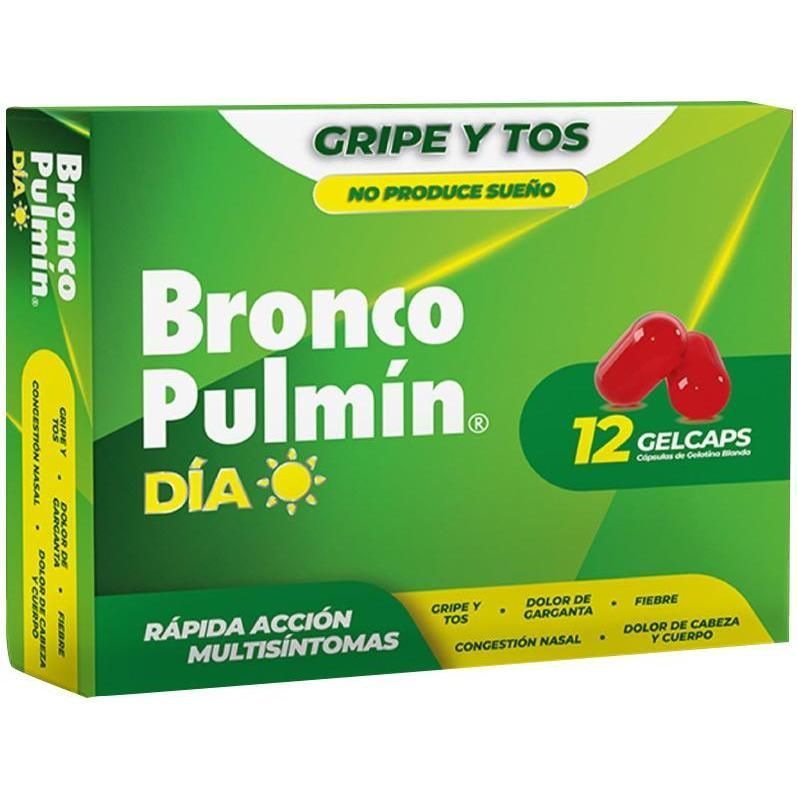 Broncopulmin Dia 12gel Caps