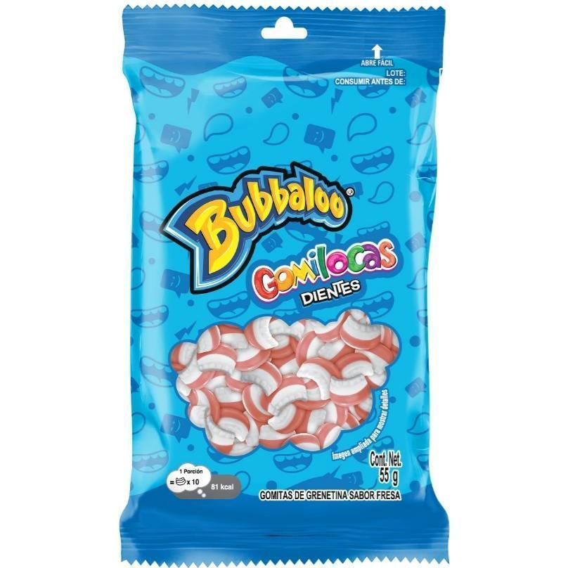 Bubba Gomilocas Dientes 55g