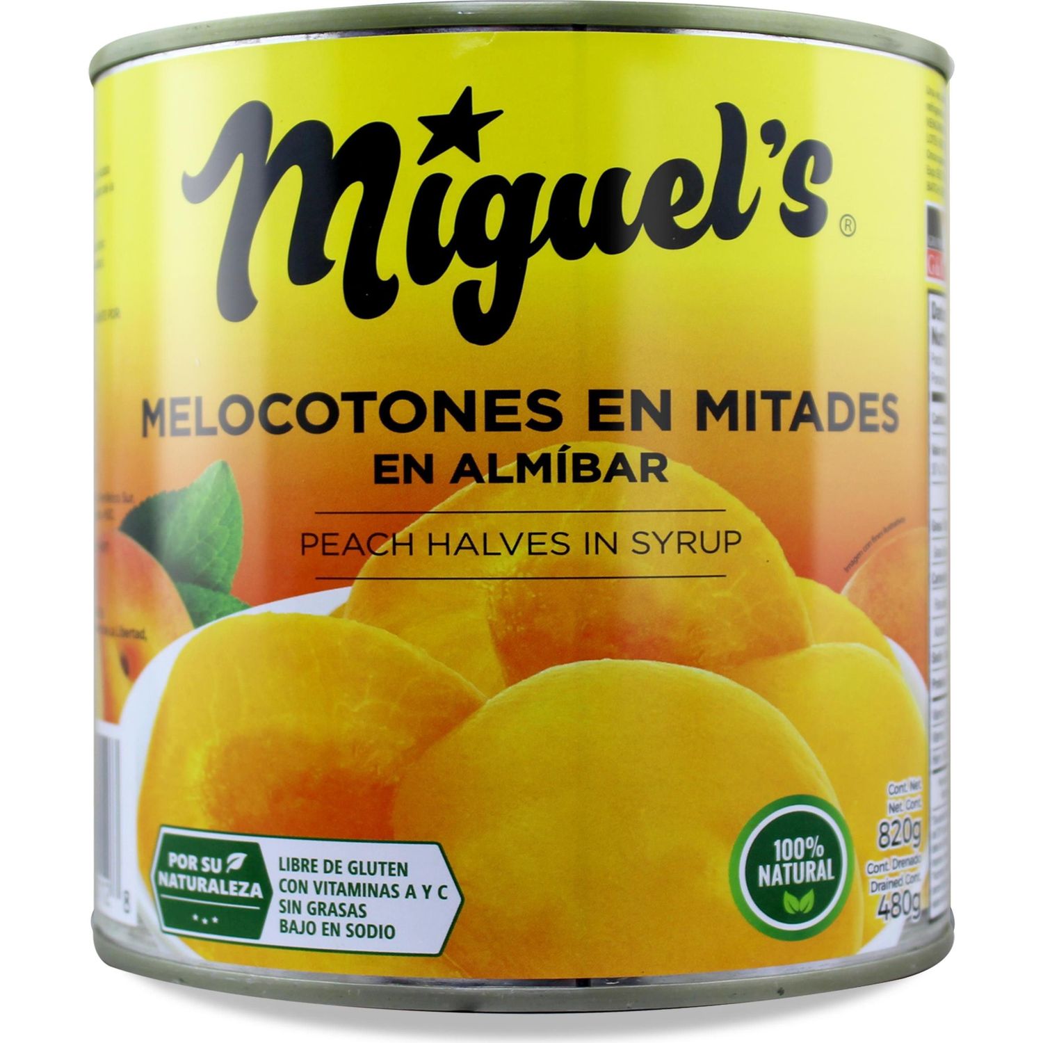 Almibar Miguels Melocoton840gr