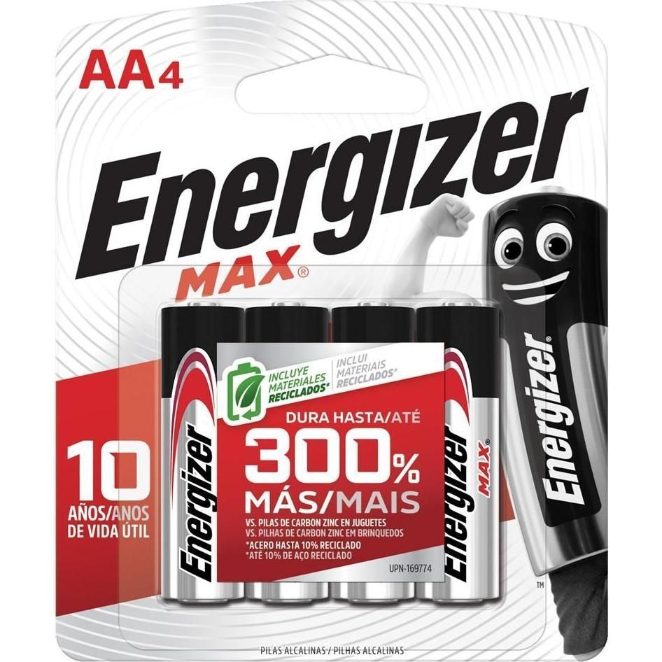 Bateria Energizer Max Aa 4u