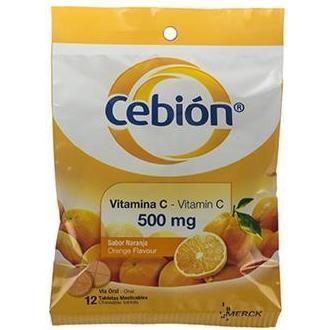 Cebion Naranj Vit C 500mgx12tb