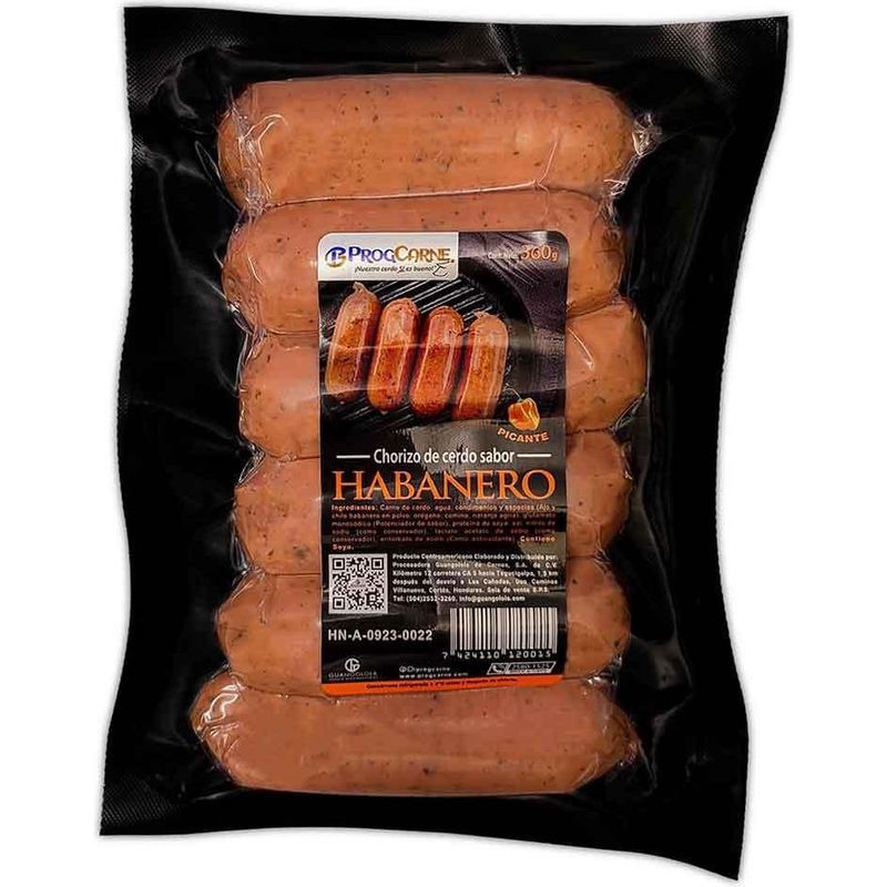Chorizo Habanero Progca 360g