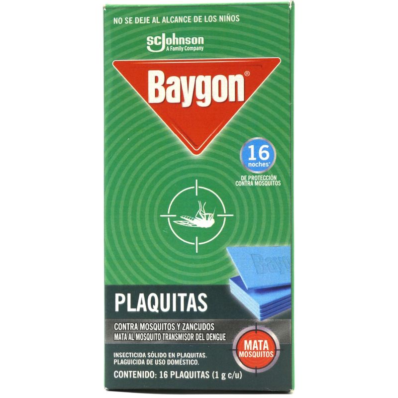 Baygon Plaquitas Repuestos 16u
