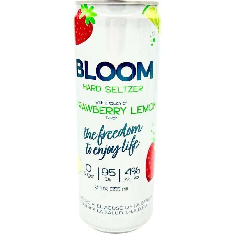 Bloom Seltzer Straw/lemo 355ml