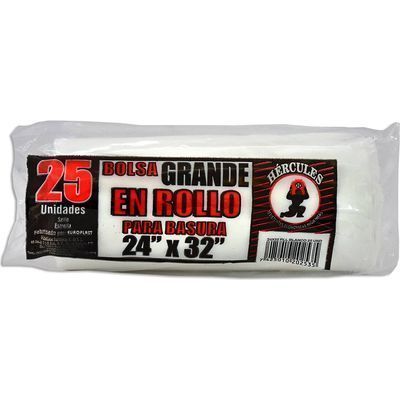 Bolsa Hercules Rollo 25u Blac
