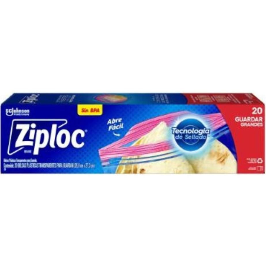 Bolsas Ziploc Guardar Gran 25