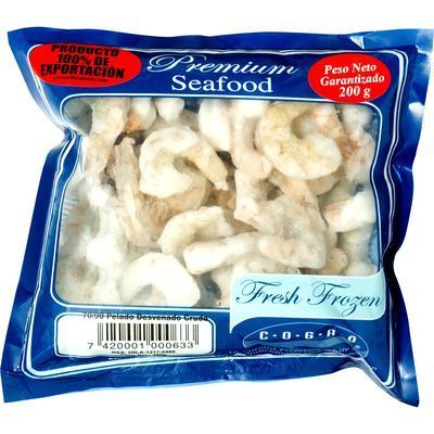 Camarón Crudo Limp 70/90 200g