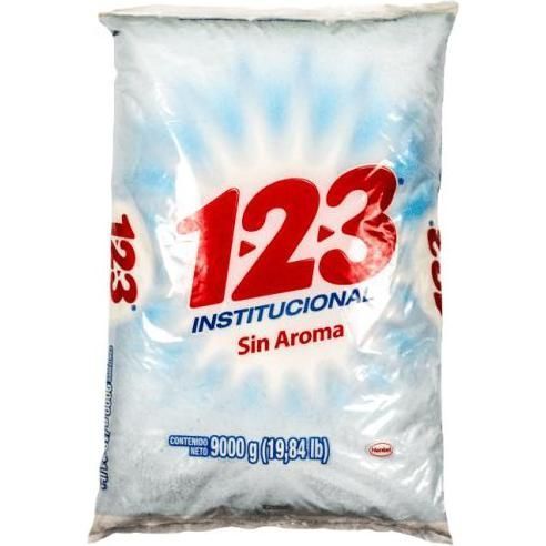 Detergente 123 Blanco 9000gr