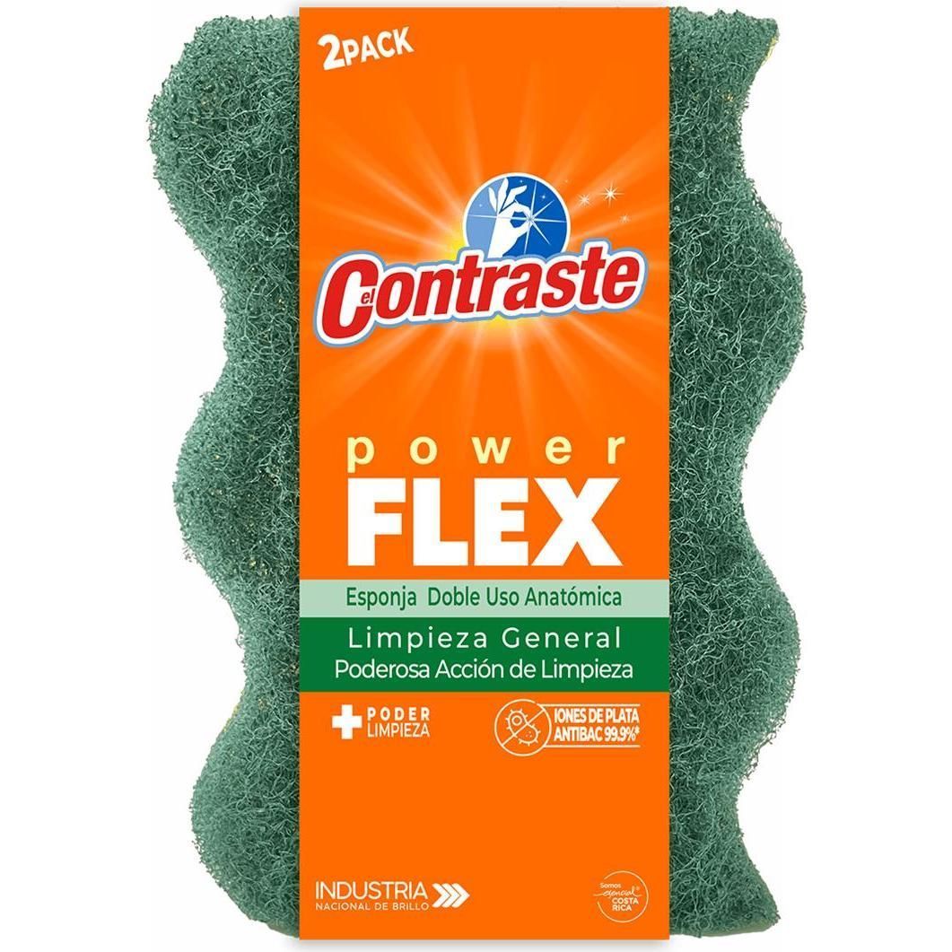 Esponja Dob Uso Flex Verde 2pk