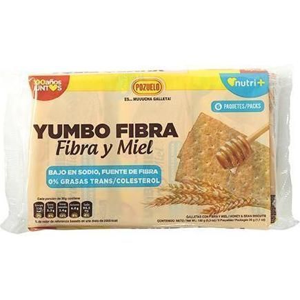 Galleta Pozuelo Fibra 180gr