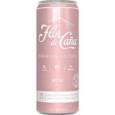 Flor De Cañ Seltzer Rose 355ml