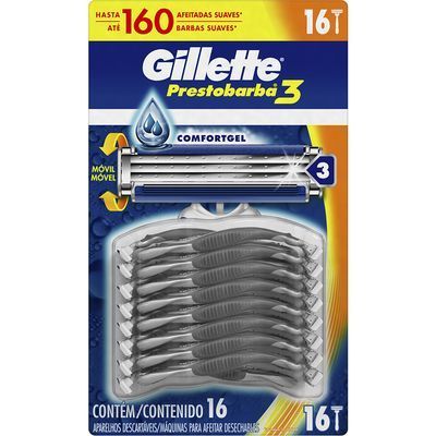 Gillette Prestobarba 3 16pack