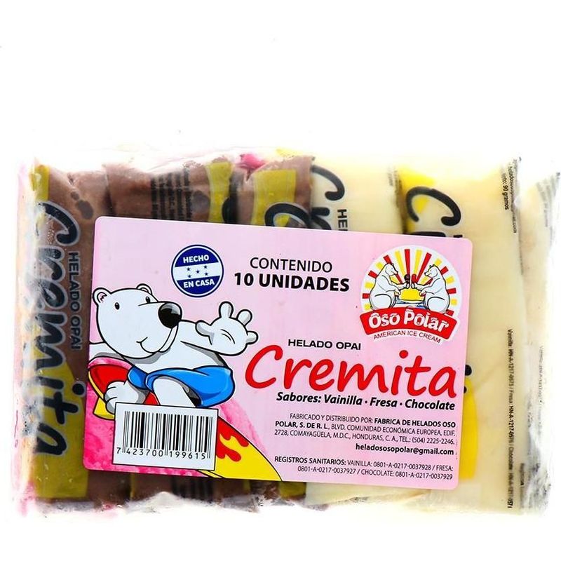Cremitas Oso Polar 10 Pack