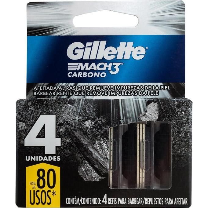 Gilllette Mach3 Carbon Rep 4u