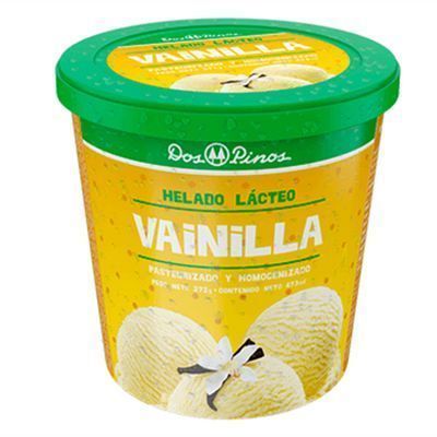 Helado Dos Pinos Vainilla275gr