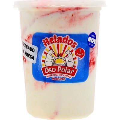Helado Vete Fresa Oso Polar 1l