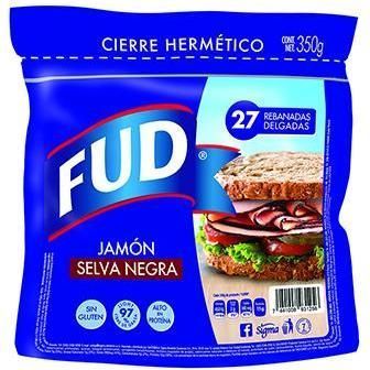 Jamón Ahumado Fud Sel/negr350g