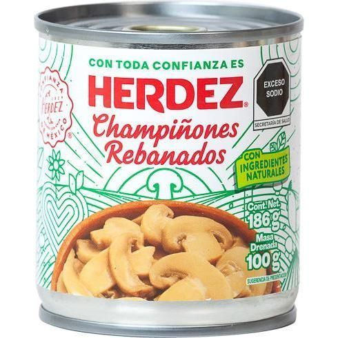 Herdez Champiñon Rebanado 186g