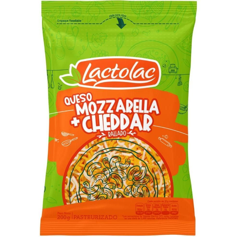 Lactolac Mozzare+cheddar 200gr