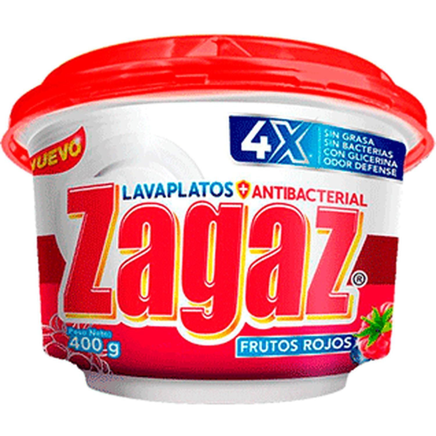 Lavaplatos Zagaz Frut Roj 400g