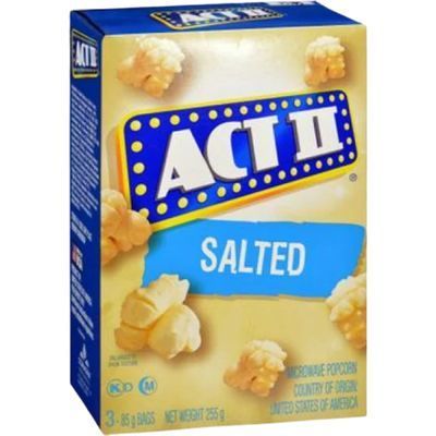 Maiz Pop Act Ii Natural Salted