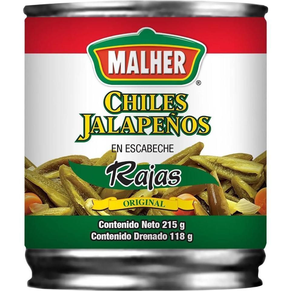 Malher Jalapeño Rajas 215gr