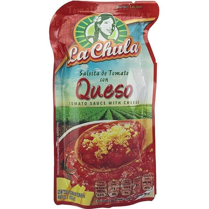 La Chula Salsita Con Queso 98g