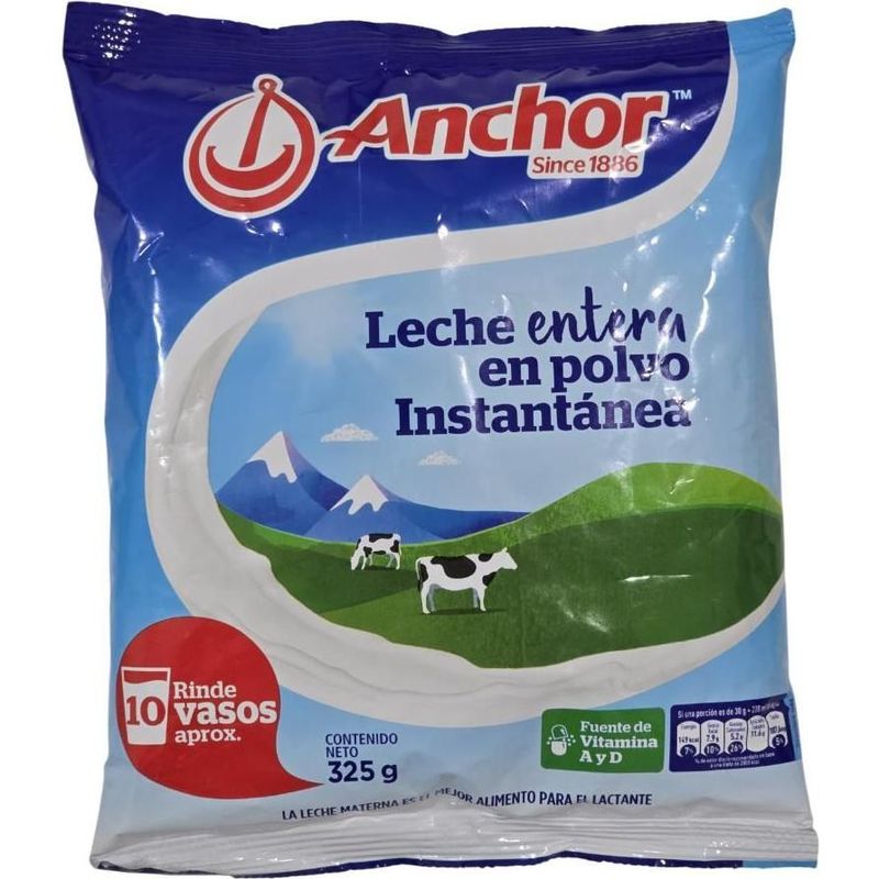 Leche Anchor Entera Inst 325gr
