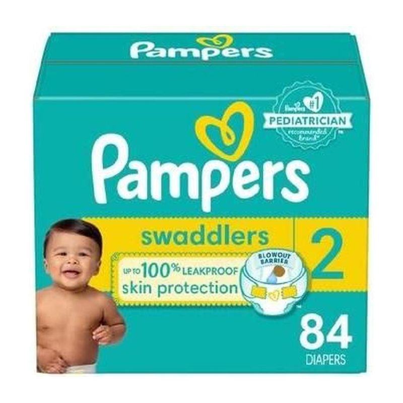 Pampers Pañal Swaddler T2 84u