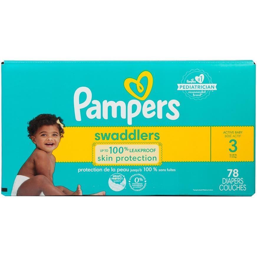 Pampers Pañal Swaddler T3 78u