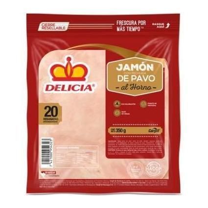 Jamon Pechuga Pavo Horno 350g