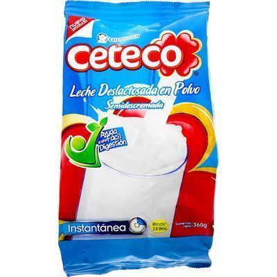Leche Ceteco Deslactosad 360gr