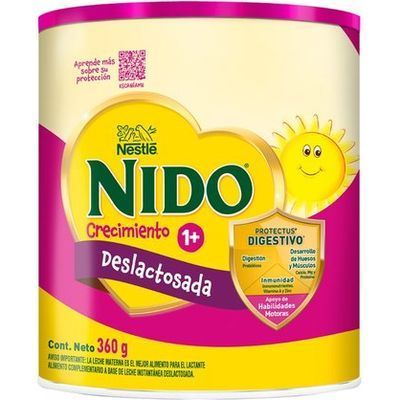 Nido 1+ Deslactosada 360gr