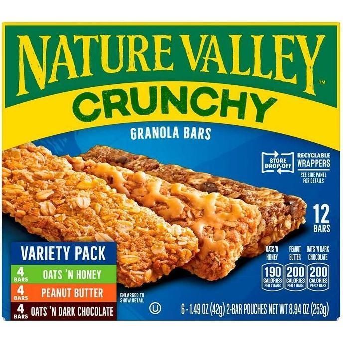 Nvalley Crunchy Gran Bars 4ct