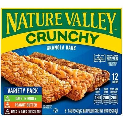 Nvalley Crunchy Gran Bars 4ct