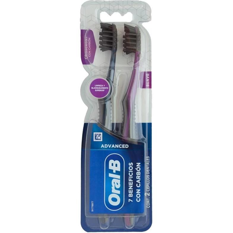 Oralb 2pk Cepillo Carbon Activ
