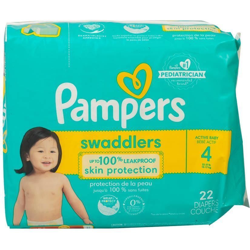 Pampers Pañal Swaddler T4 22u