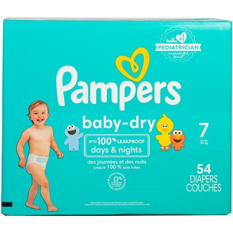Pañal Pamper Tall 7 Protec 54u