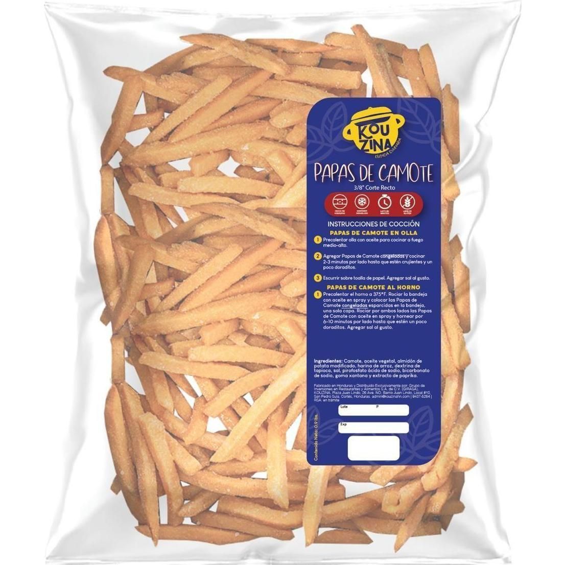 Papas De Camote Kouzina