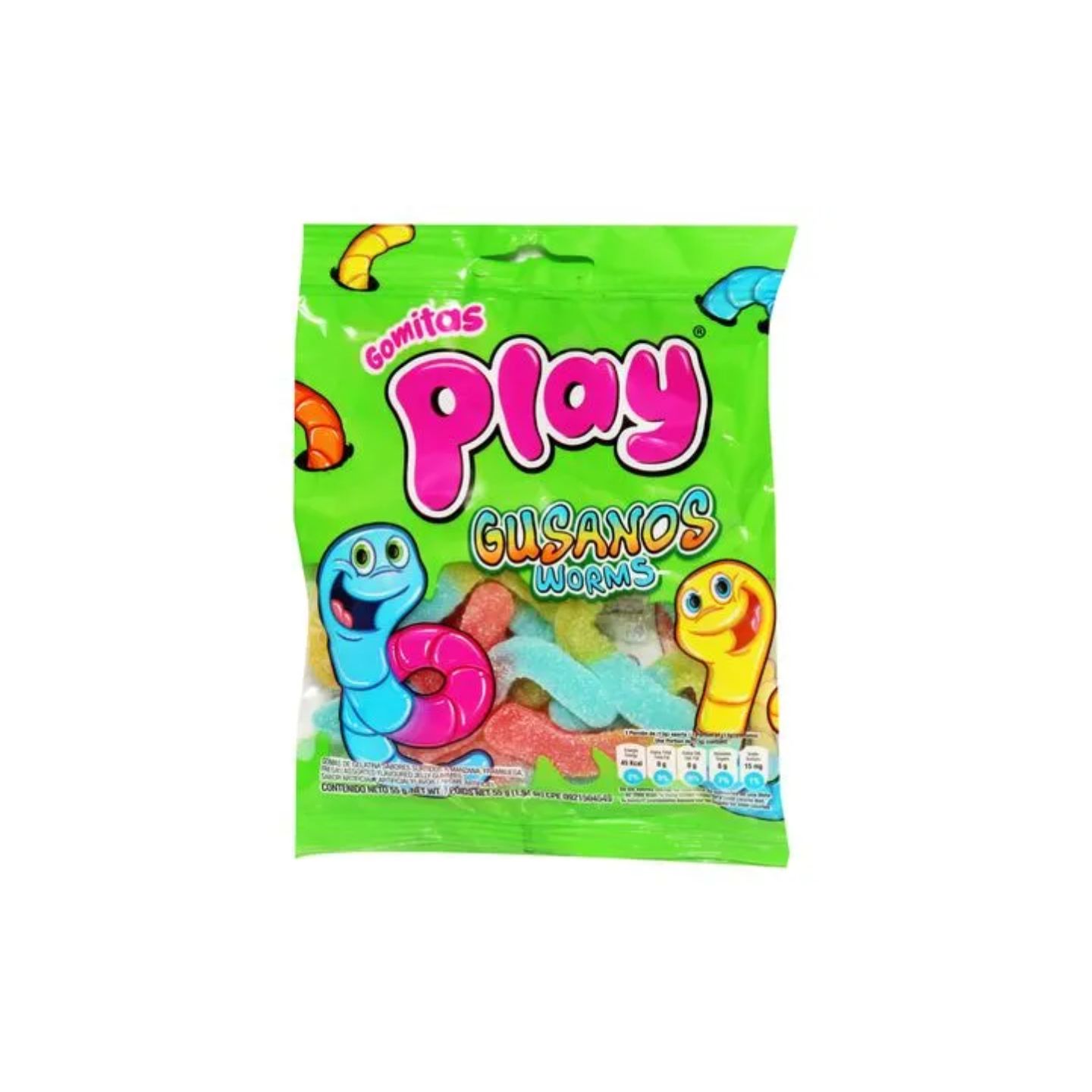 Play Gusanos De Goma 55gr