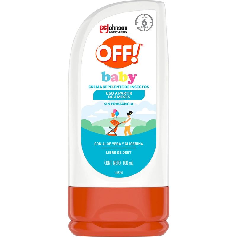 Off Repelente Crema Baby 100gr