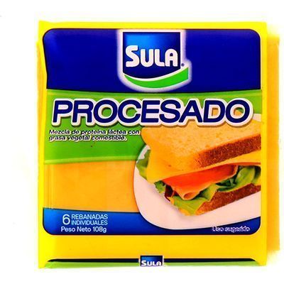 Queso Procesado Sula 108gr