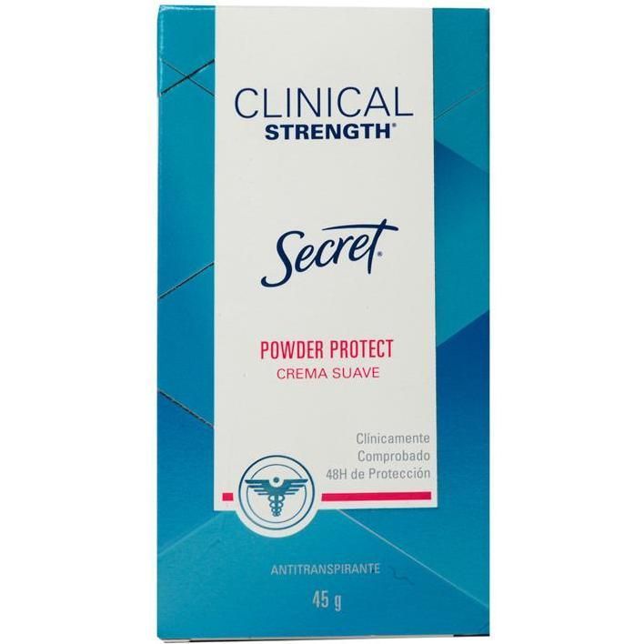 Secret Barr Clin Powd Prot 45g