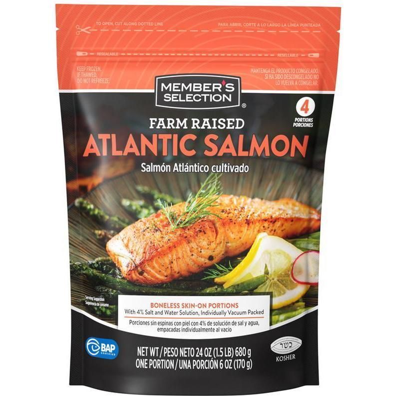 Porciones Salmón Cong Ms 680gr